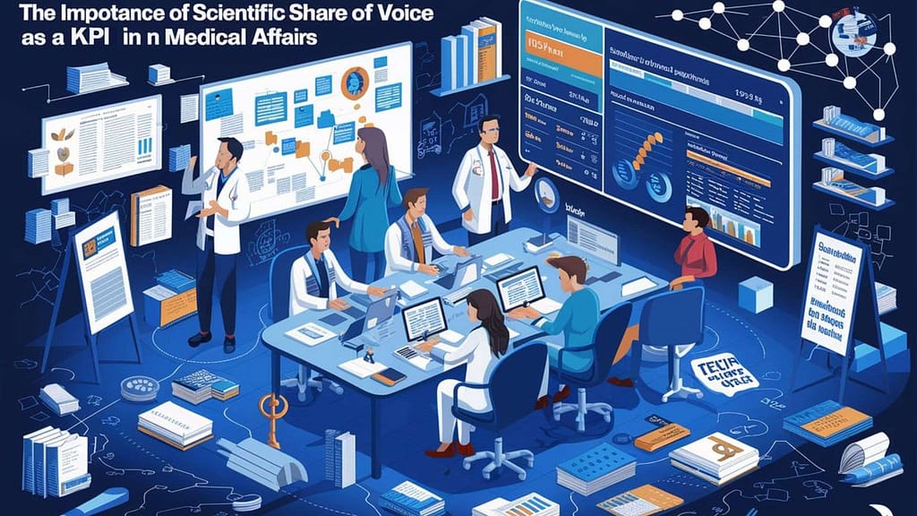 people measuring Scientific Share of Voice and brand visibility in scientific communities, aiding strategic engagement with HCPs